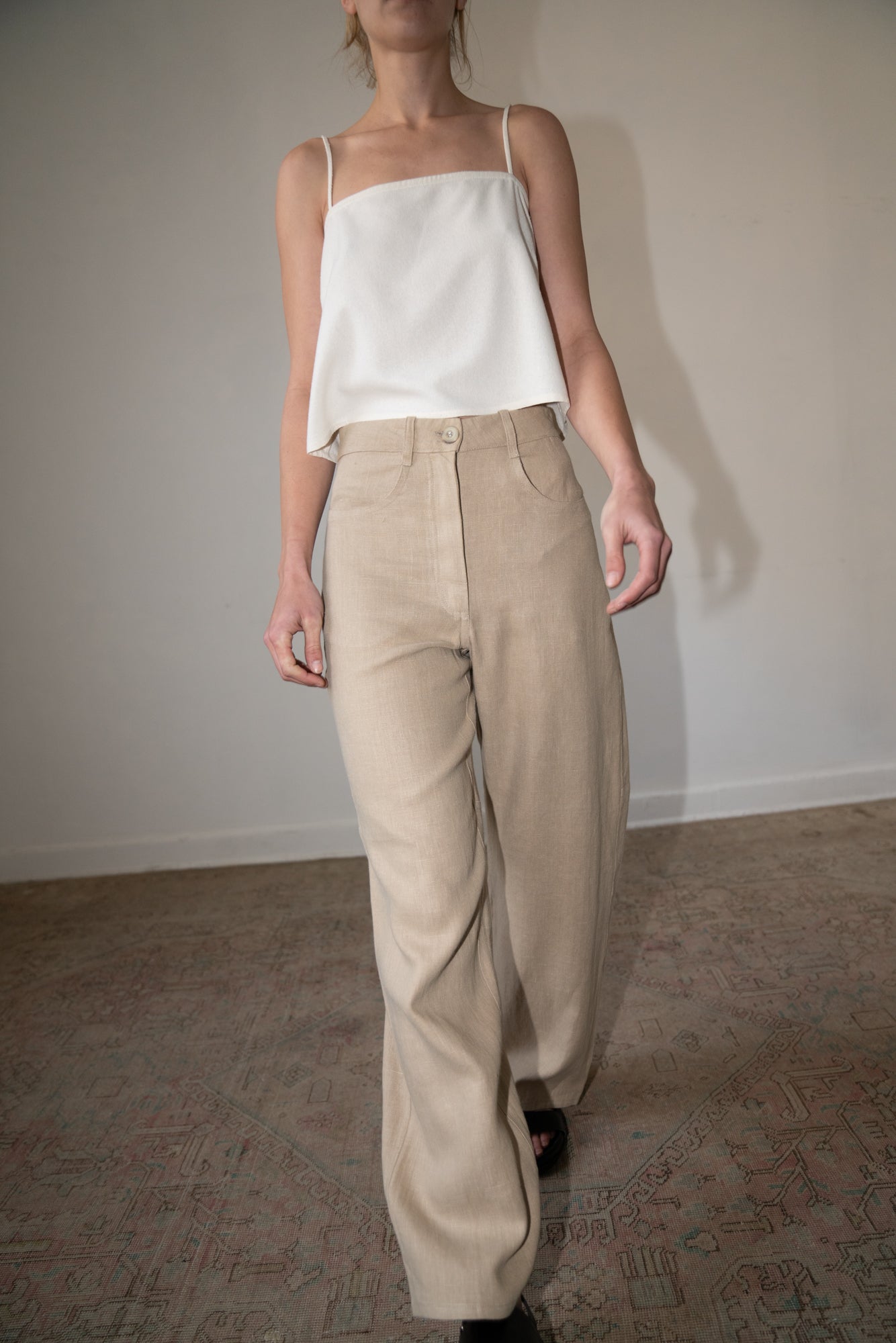ショートパンツ Siyazu SIPT7044 color line summer banding pants_White SEBA Pant – ZII Ropa