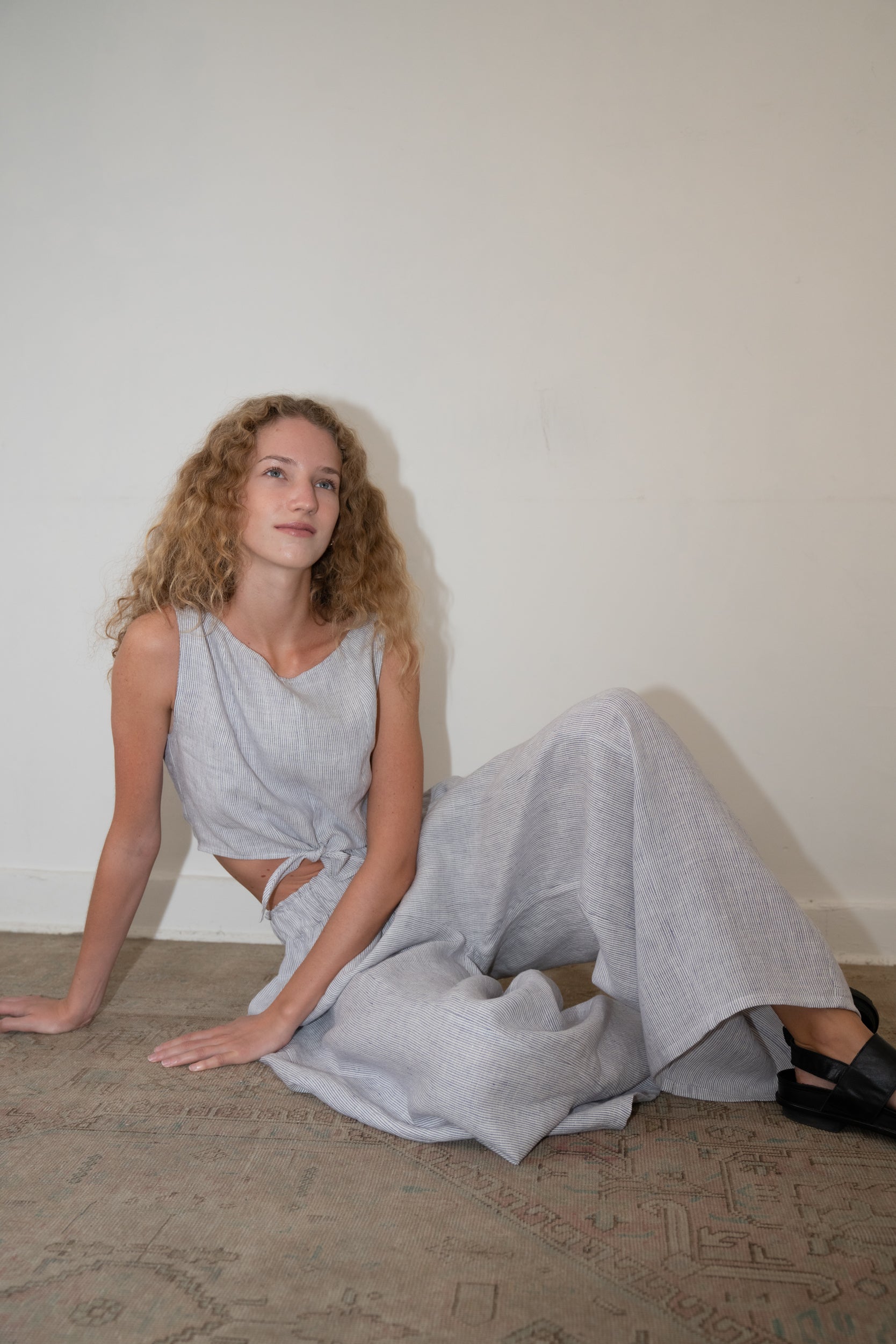CLANE TULLE VEST LAYERED TOPS ¥19800 ホワイトは完売のため