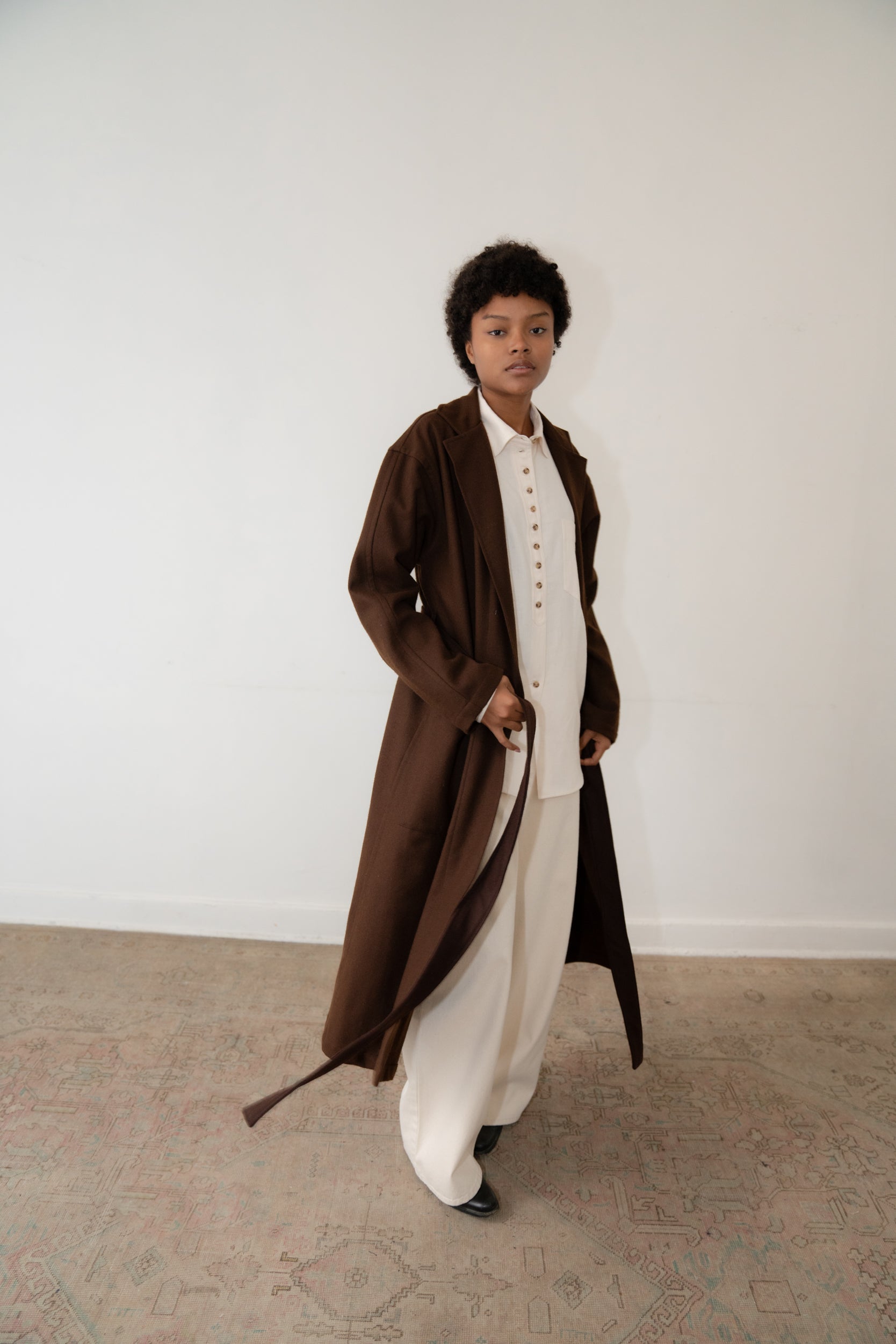 EARL Coat Belted